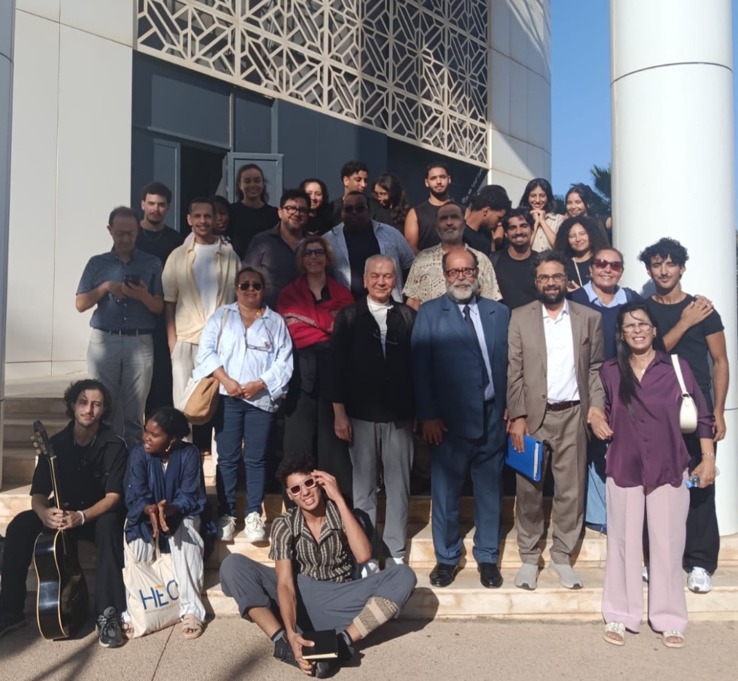 المخرج المسرحي العربي غنام غنام في حضرة طلبة المعهد العالي للفن المسرحي والتنشيط الثقافي بالرباط